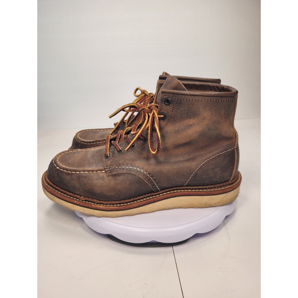 Red Wing Heritage 8883 Classic Moc Toe Boots Concrete Rough & Tough Mens 10 D